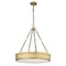 Z-Lite Anders Chandelier, 3-Light, 22 In.W x 4 In.H, Rubbed Brass/marbling 1944P22-RB-LED - alternate 6